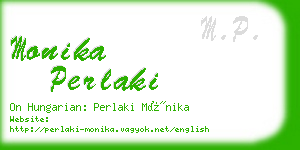 monika perlaki business card